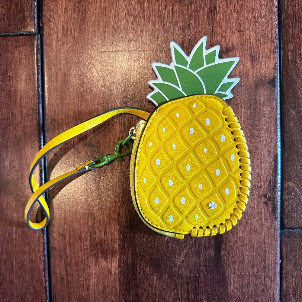 Tory Burch Pineapple Coin Purse NWOT